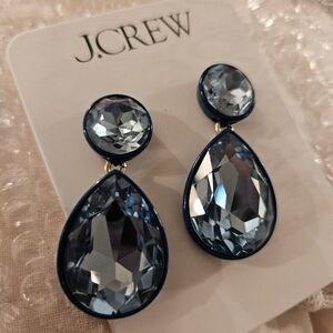NWT! Blue Brulee Statement Earrings